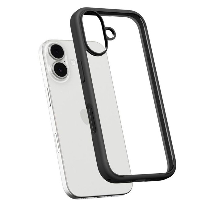 Spigen - Housse Ultra Hybrid pour iPhone 17, Matte Black