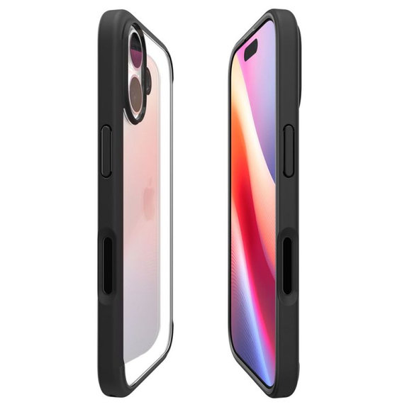 Spigen - Housse Ultra Hybrid pour iPhone 17, Matte Black