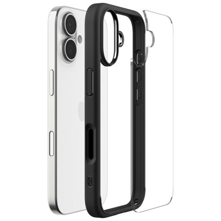 Spigen - Housse Ultra Hybrid pour iPhone 17, Matte Black