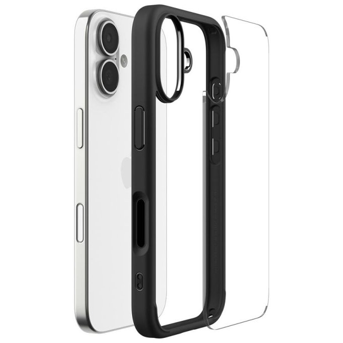 Spigen - Housse Ultra Hybrid pour iPhone 17, Matte Black