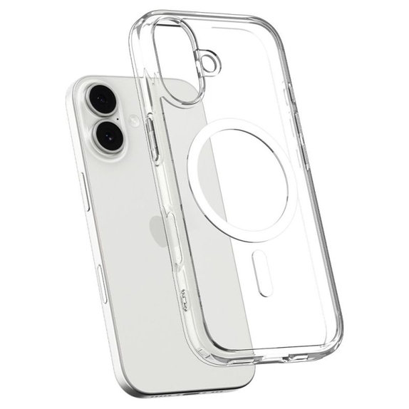 Spigen - Housse Ultra Hybrid MagSafe pour iPhone 17, blanche