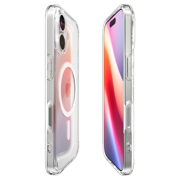 Spigen - Housse Ultra Hybrid MagSafe pour iPhone 17, blanche