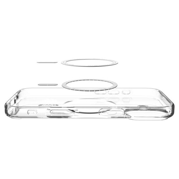 Spigen - Housse Ultra Hybrid MagSafe pour iPhone 17, blanche