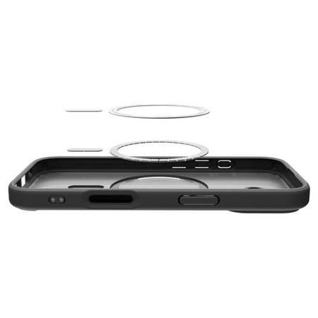 Spigen - Housse Ultra Hybrid MagSafe pour iPhone 17, Frost Black
