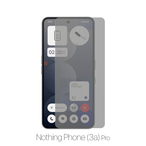 FixPremium HydroGel Anti-Spy - Protecteur d'écran pour Nothing Phone (3a) Pro