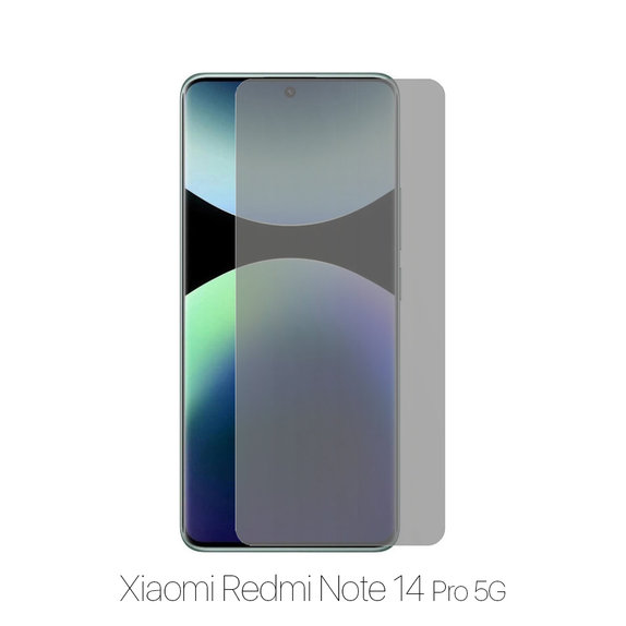 FixPremium HydroGel Anti-Spy - Protecteur d'écran pour Xiaomi Redmi Note 14 Pro 5G 24090RA29G