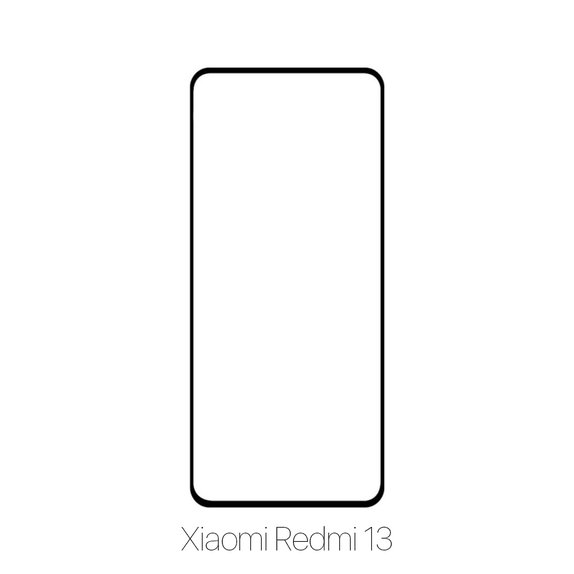 FixPremium FullCover Glass - Verre trempé pour Xiaomi Redmi 13