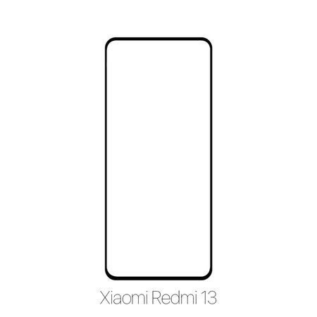 FixPremium FullCover Glass - Verre trempé pour Xiaomi Redmi 13