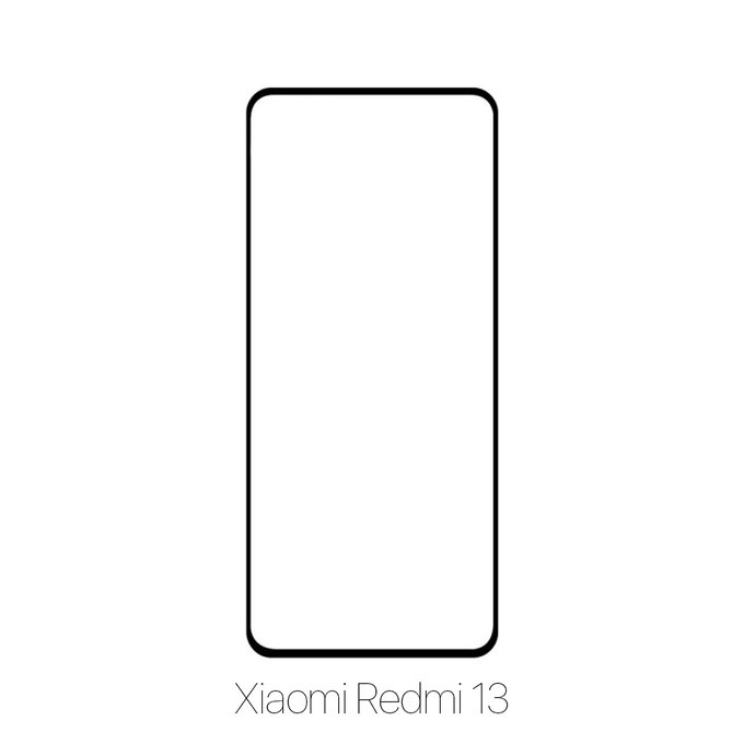FixPremium FullCover Glass - Verre trempé pour Xiaomi Redmi 13