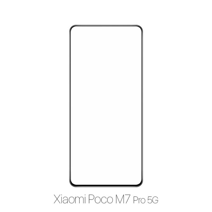 FixPremium FullCover Glass - Verre trempé pour Xiaomi Poco M7 Pro 5G