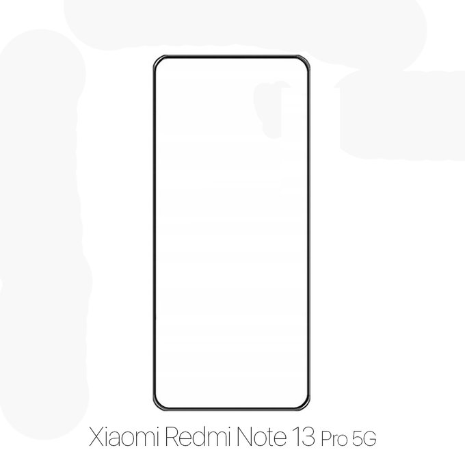FixPremium FullCover Glass - Verre trempé pour Xiaomi Redmi Note 13 Pro 5G 2312DRA50C