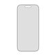 PanzerGlass - Verre trempé UWF 2-Way Privacy avec applicateur pour iPhone 17 Pro, noir