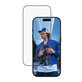 Verre trempé UWF avec applicateur pour iPhone 17/16 Pro, Noir, PanzerGlass