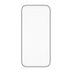 Verre trempé UWF avec applicateur pour iPhone 17/16 Pro, Noir, PanzerGlass