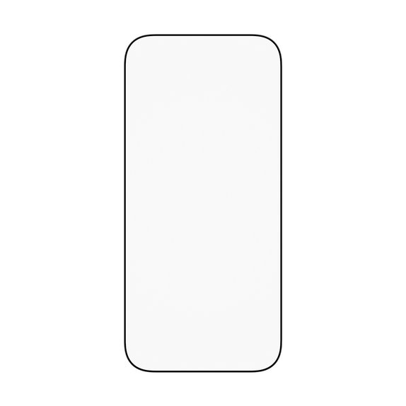 Verre trempé UWF avec applicateur pour iPhone 17/16 Pro, Noir, PanzerGlass
