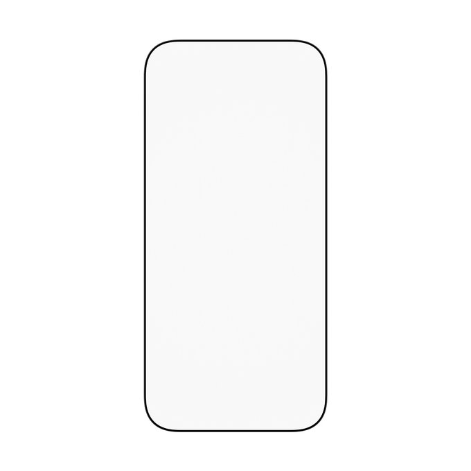 Verre trempé UWF avec applicateur pour iPhone 17/16 Pro, Noir, PanzerGlass