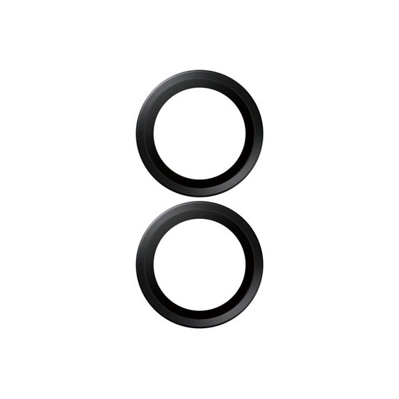 Protection d'objectif Hoops pour iPhone 17/16 Plus/16, noir, PanzerGlass
