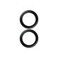 Protection d'objectif Hoops pour iPhone 17/16 Plus/16, noir, PanzerGlass