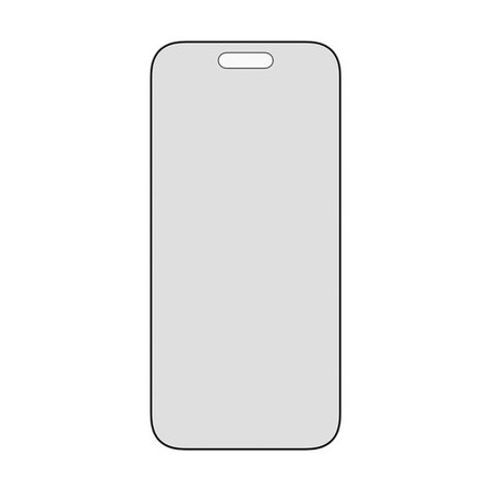 PanzerGlass - Verre trempé UWF 2-Way Privacy avec applicateur pour iPhone 17 Air, noir
