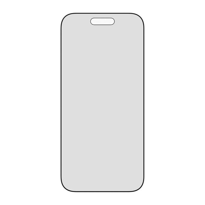Verre trempé UWF 2-Way Privacy avec applicateur pour iPhone 17 Air, Noir, PanzerGlass