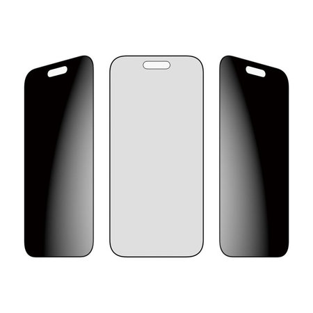 PanzerGlass - Verre trempé UWF 2-Way Privacy avec applicateur pour iPhone 17 Air, noir