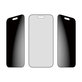 PanzerGlass - Verre trempé UWF 2-Way Privacy avec applicateur pour iPhone 17 Air, noir