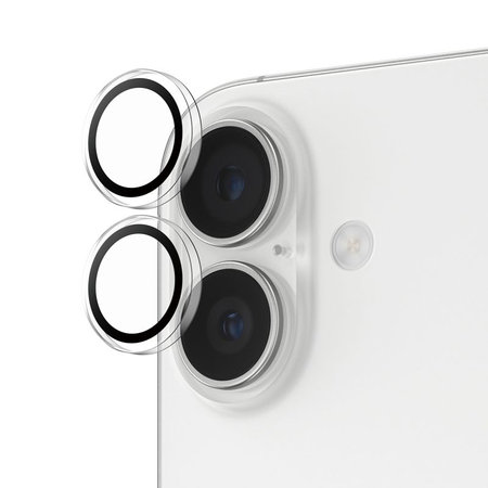 PanzerGlass - Couvercle de Protection d'Objectif d'Appareil Hoops pour iPhone 16, 16 Plus, 17, transparente