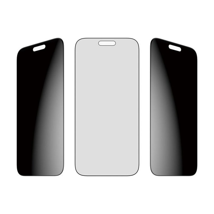 PanzerGlass - Verre trempé UWF 2-Way Privacy avec applicateur pour iPhone 17 Pro Max, noir