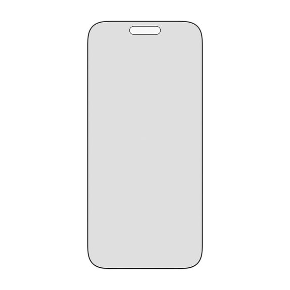 Verre trempé UWF 2-Way Privacy avec Fastfit pour iPhone 17 Pro Max, Noir, PanzerGlass