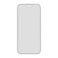 Verre trempé UWF 2-Way Privacy avec Fastfit pour iPhone 17 Pro Max, Noir, PanzerGlass