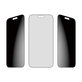 Verre trempé UWF 2-Way Privacy avec Fastfit pour iPhone 17 Pro Max, Noir, PanzerGlass