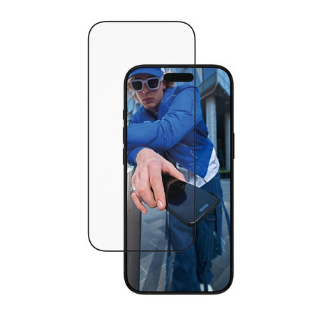 PanzerGlass - Verre trempé UWF avec applicateur pour iPhone 17 Air, noir
