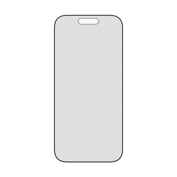 Verre trempé UWF 2-Way Privacy avec Fastfit pour iPhone 17/16 Pro, Noir, PanzerGlass