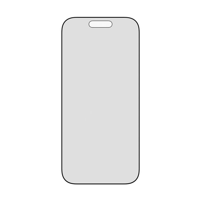 Verre trempé UWF 2-Way Privacy avec Fastfit pour iPhone 17/16 Pro, Noir, PanzerGlass