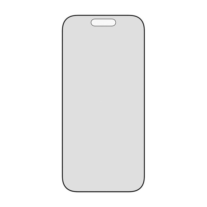 Verre trempé UWF 2-Way Privacy avec Fastfit pour iPhone 17/16 Pro, Noir, PanzerGlass