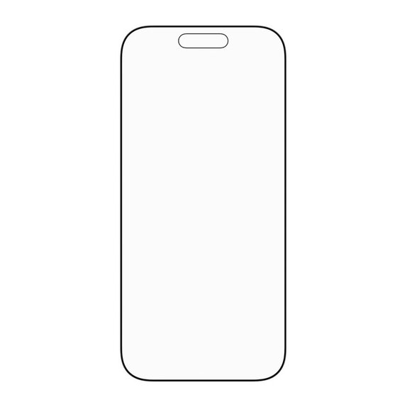 Verre trempé UWF Stealth avec Fastfit pour iPhone 17/16 Pro, Noir, PanzerGlass