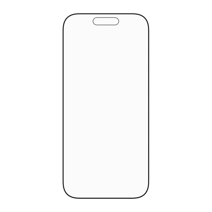 Verre trempé UWF Stealth avec Fastfit pour iPhone 17/16 Pro, Noir, PanzerGlass
