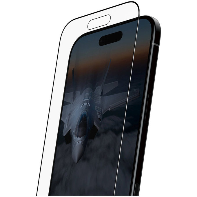 Verre trempé UWF Stealth avec Fastfit pour iPhone 17 Air, Noir, PanzerGlass