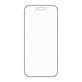 Verre trempé UWF Stealth avec Fastfit pour iPhone 17 Air, Noir, PanzerGlass