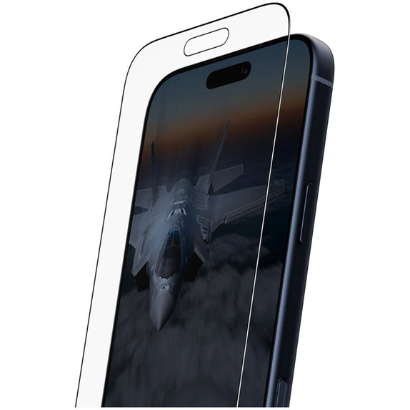 Verre trempé UWF Stealth avec Fastfit pour iPhone 17 Pro Max, Noir, PanzerGlass