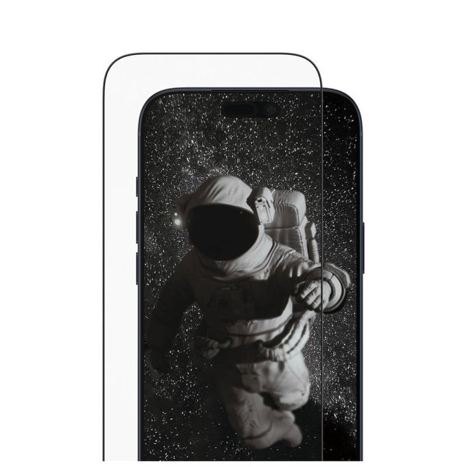 Verre trempé UWF Ceramic II avec applicateur pour iPhone 17 Air, Noir, PanzerGlass