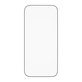 Verre trempé UWF Ceramic II avec applicateur pour iPhone 17 Pro, Noir, PanzerGlass