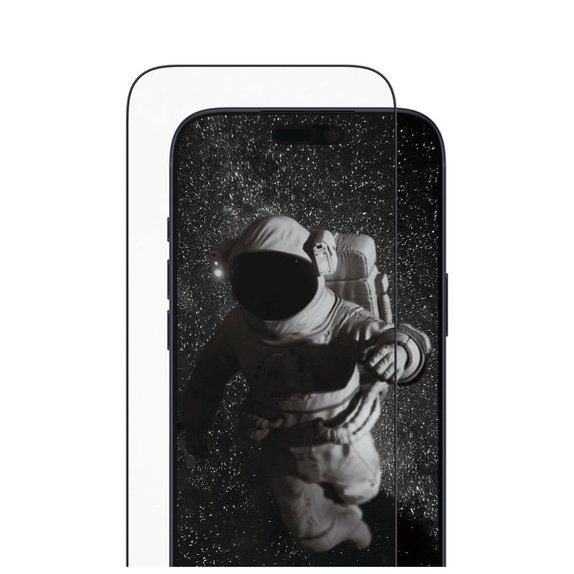 Verre trempé UWF Ceramic II avec applicateur pour iPhone 17 Pro Max, Noir, PanzerGlass
