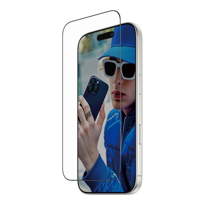 Verre trempé UWF avec Fastfit pour iPhone 17 Pro, Noir, PanzerGlass