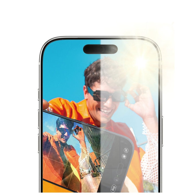 Verre trempé Anti-Reflective avec applicateur pour iPhone 17 Pro, Noir, PanzerGlass