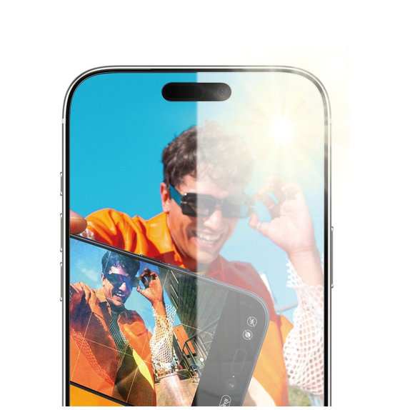 Verre trempé Anti-Reflective avec applicateur pour iPhone 17 Pro Max, Noir, PanzerGlass