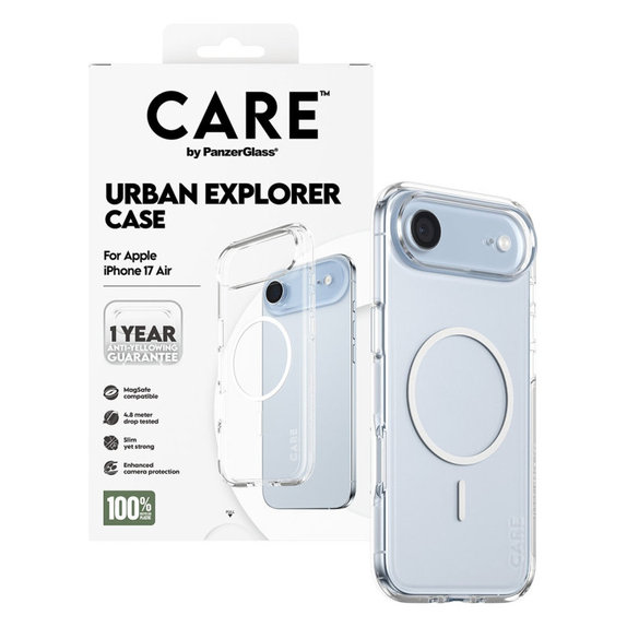 Coque Urban Explorer avec MagSafe pour iPhone Air, Blanc, CARE