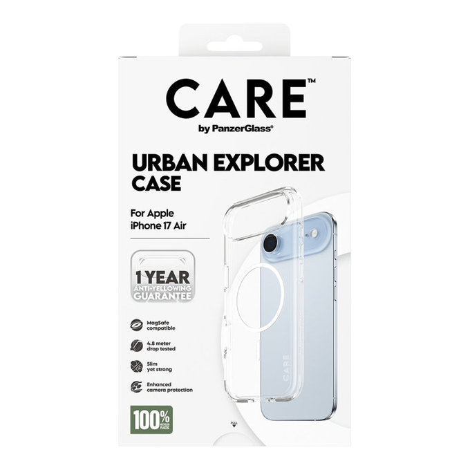 Coque Urban Explorer avec MagSafe pour iPhone Air, Blanc, CARE