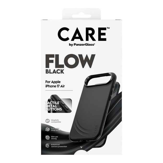 Coque FLOW avec MagSafe pour iPhone Air, Noir, CARE