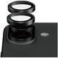 Protection d’objectif photo Hoops Ceramic II pour iPhone 17/16 Plus/16, Noir, PanzerGlass